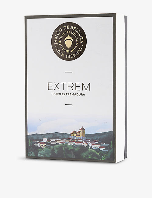 EXTREM PURO EXTREMADURA: Ham box pack of 10 with illustrated cover 900g