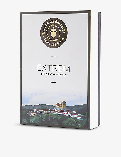 EXTREM PURO EXTREMADURA: Shoulder ham box pack of 10 with illustrated cover 900g
