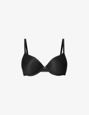 Chantelle Womens Black Jolie Padded Stretch-lace Bra