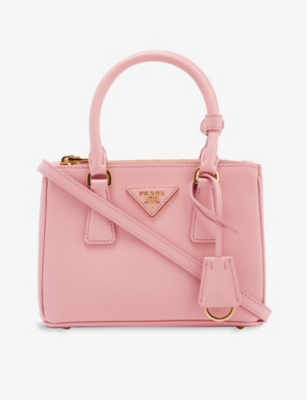 Prada Galleria Saffiano Leather Mini-bag in Pink, Luxury, Bags