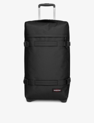 Eastpak Black Transit'r Large Woven Suitcase 85cm