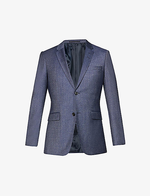 TIGER OF SWEDEN: Jerretts single-breasted stretch-woven jacket
