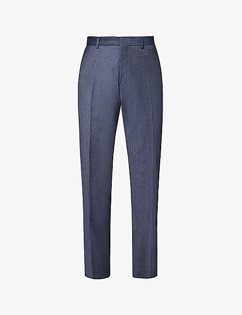 TIGER OF SWEDEN: Tenutas straight-leg stretch-woven trousers