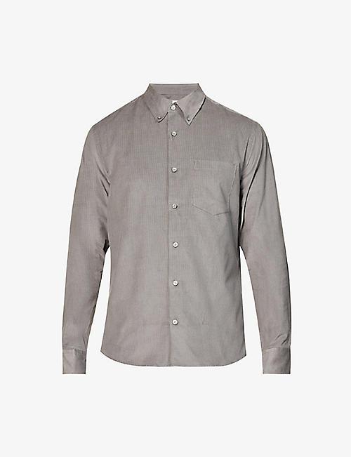 TIGER OF SWEDEN: Sankt collared regular-fit cotton shirt