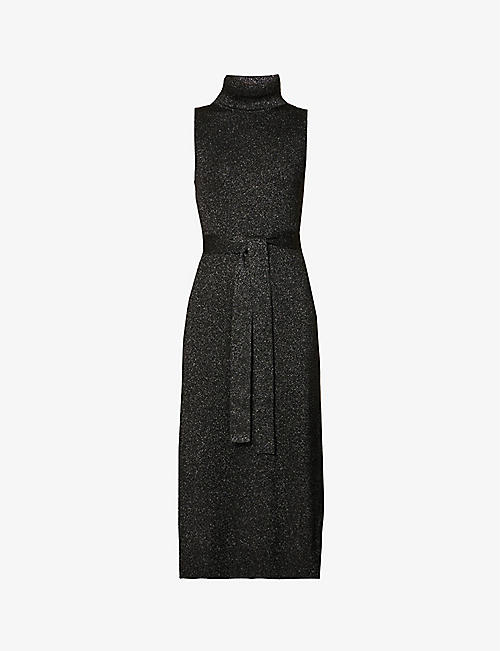 PAIGE: Zoelle sleeveless knitted midi dress