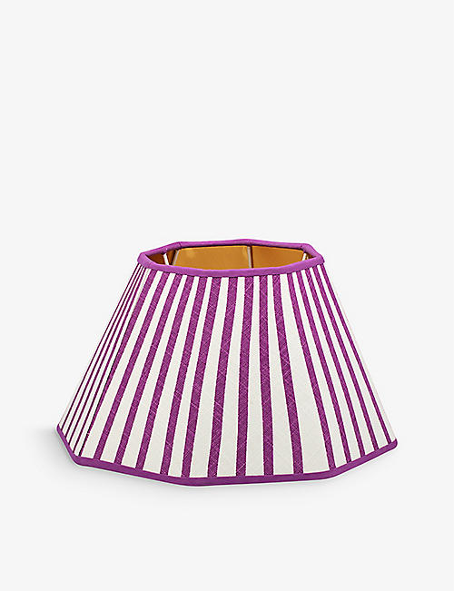 ANNA + NINA: Nautical striped cotton lamp shade