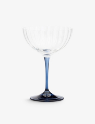 Anna + Nina Ocean Contrast-stem Champagne Glass 15.5cm
