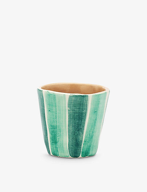 ANNA + NINA: Botanique hand-painted ceramic espresso cup 6.2cm
