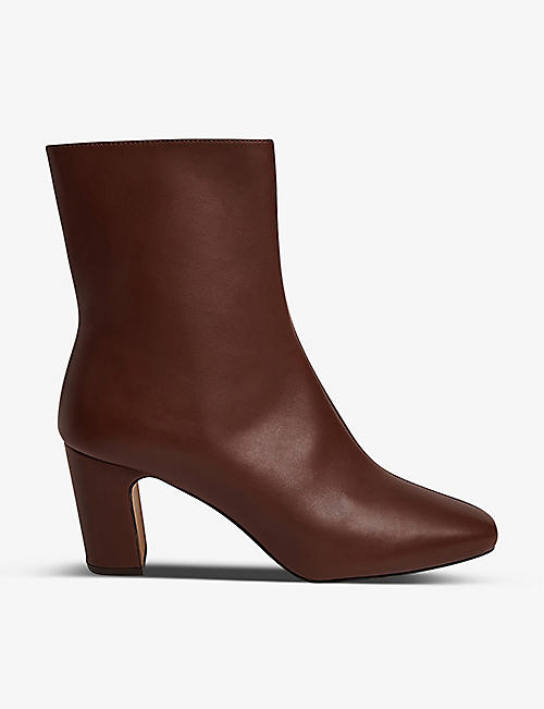 WHISTLES: Holan heeled leather ankle boots