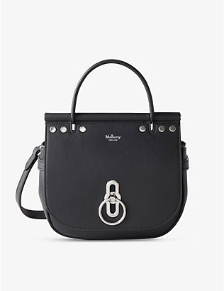 MULBERRY: Amberley small studded leather satchel bag