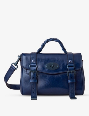 MULBERRY MULBERRY WOMEN'S SAPPHIRE ALEXA MINI LEATHER SATCHEL BAG 62971363