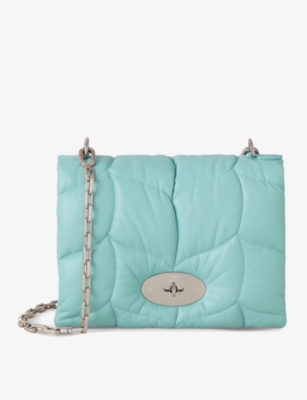 Mulberry Womens Acrylic Green Little Softie Leather Cross-body Bag |  ModeSens