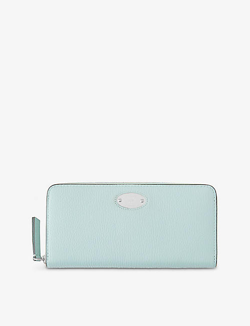 MULBERRY: Plaque-embellished leather wallet