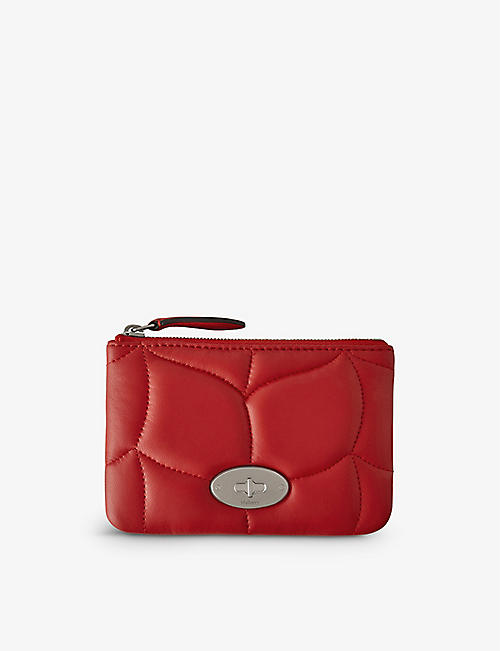 MULBERRY: Softie zip leather coin pouch