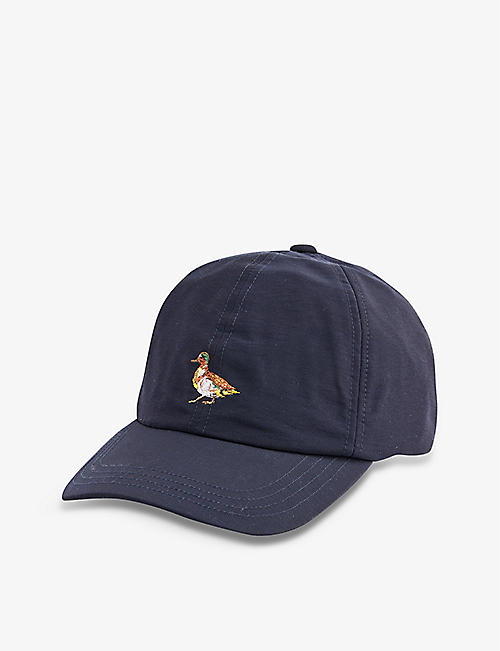 BARBOUR: Barbour x Noah brand-embroidered shell cap