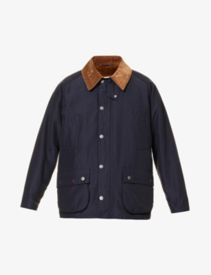 Barbour X Noah Navy 60/40 Bedale Wax Jacket - Men's - Cotton