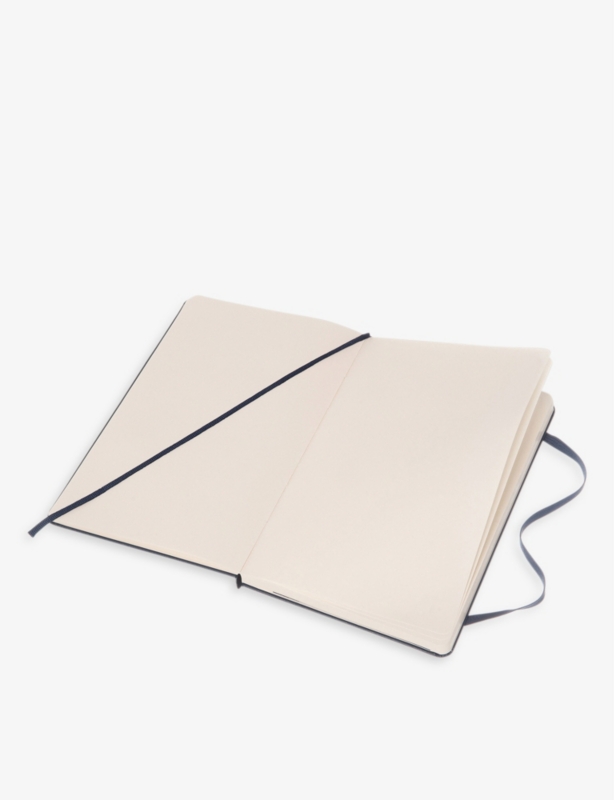 Large hard-cover plain notebook 21cm x 13cm