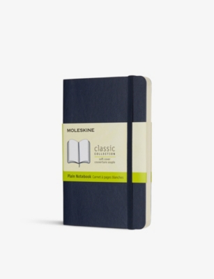 MOLESKINE: Classic soft-cover plain notebook 14.4cm x 9.4cm