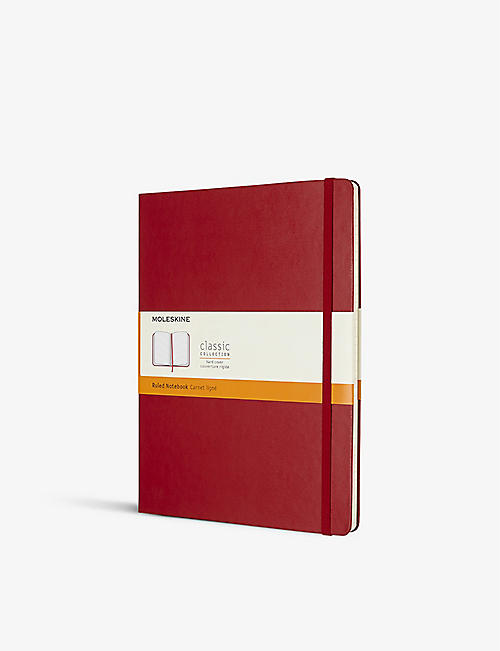 MOLESKINE: Classic XL hard-cover ruled notebook 25cm x 19cm
