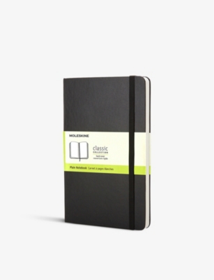 MOLESKINE: Classic hard-cover plain notebook 14.4cm x 9.4cm