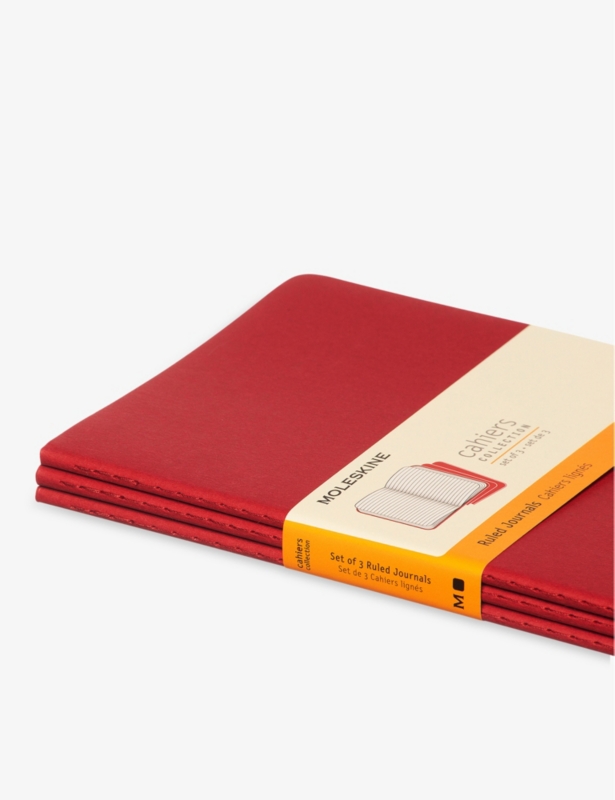 Cahier large ruled journals set of three