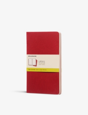 MOLESKINE: Cahier plain journals set of three