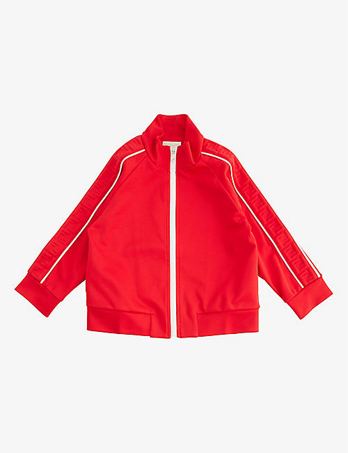 FENDI: Logo-embossed stretch-woven jacket 4-12 years