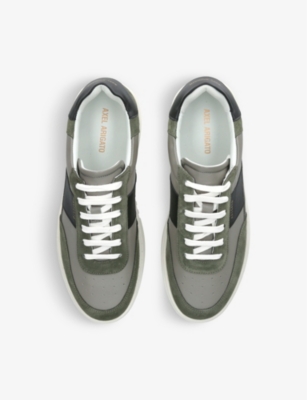 AXEL ARIGATO Orbit Vintage contrast-panel leather and suede trainers