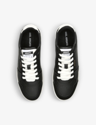 AXEL ARIGATO Dice contrast-panel leather and suede low-top trainers