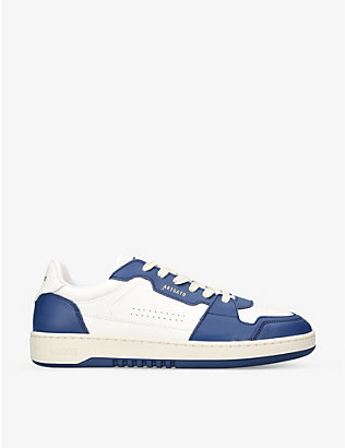 AXEL ARIGATO: Dice Lo low-top trim leather trainers