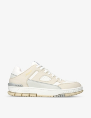 Axel Arigato Area Leather And Recycled Polyester Low-top Trainers In Cream Comb