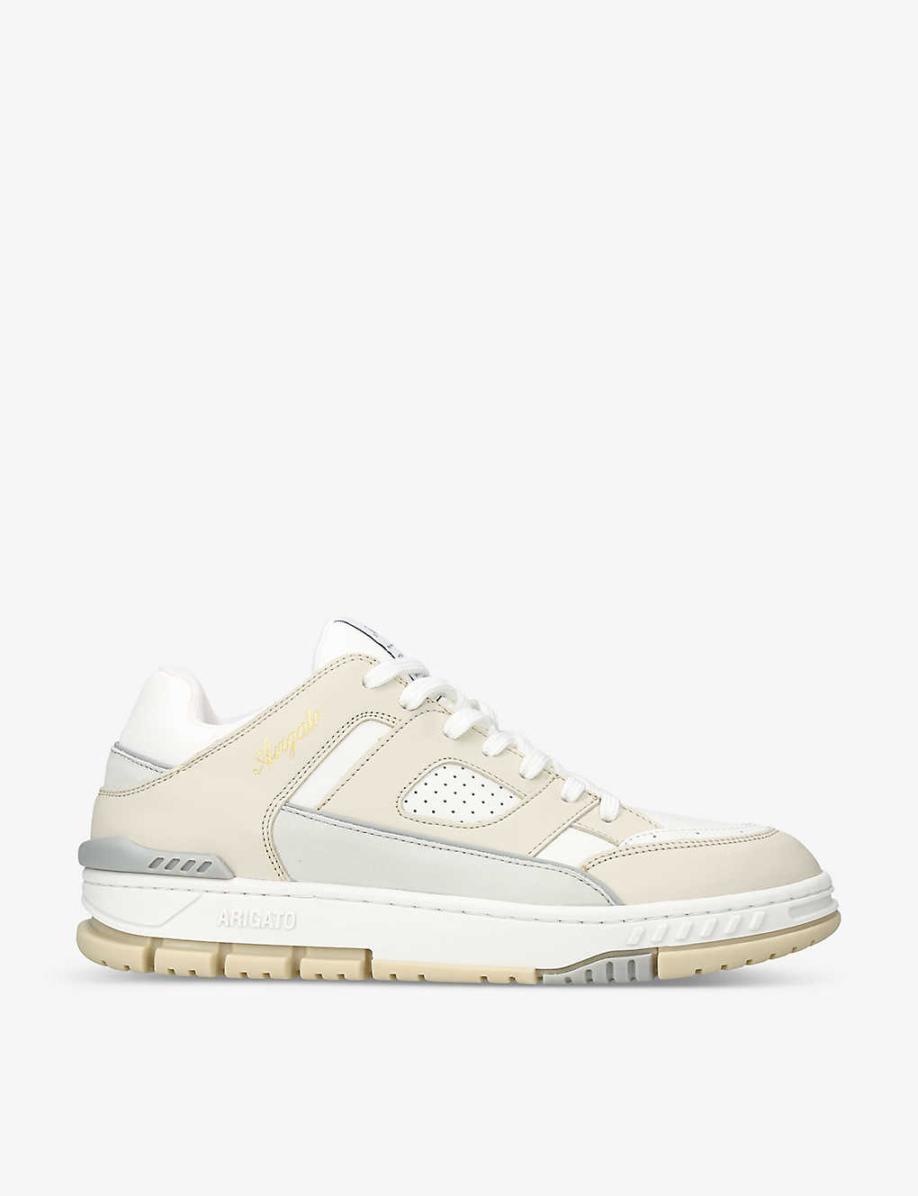Axel Arigato Area Leather And Recycled Polyester Low-top Trainers In Cream Comb