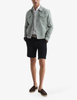 Reiss Wicket Casual Chino Shorts In Black