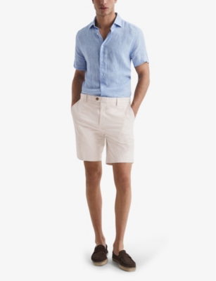 Reiss Wicket Casual Chino Shorts In Chalk
