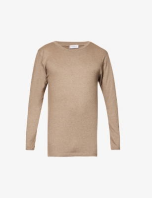 ZIMMERLI: Relaxed-fit cotton and cashmere blend T-shirt
