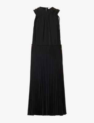 PROENZA SCHOULER WHITE LABEL Pleated recycled polyester blend