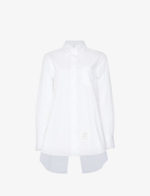 Thom Browne White Cotton Shirt In White