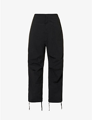NEMEN: Fleo2 Tech relaxed-fit straight mid-rise shell trousers