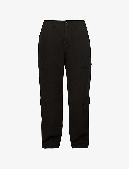 STUSSY: Ripstop Surplus relaxed-fit cotton cargo trousers
