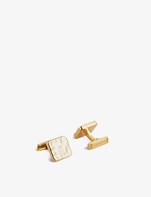 Selfridges & Co Men Accessories Jewelry Cufflinks Toucan gold-toned cufflinks 
