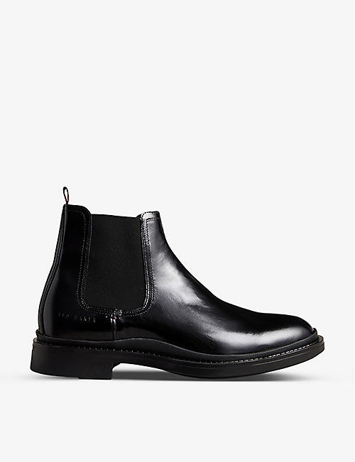 TED BAKER: Adkin leather Chelsea boots