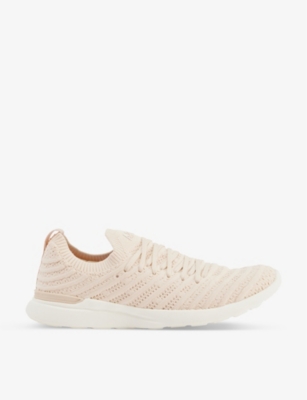 Apl Athletic Propulsion Labs Techloom Wave Sneakers In Warm Silk/ivory