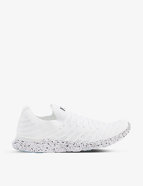 APL: Techloom Wave branded low-top woven trainers