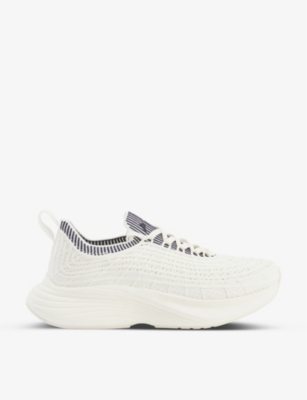 Apl Athletic Propulsion Labs Apl Zipline Sneakers In Ivory/midnight/ribbed