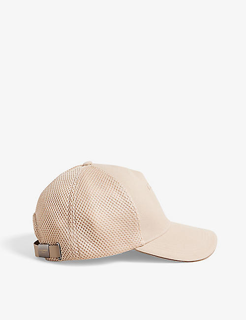 TED BAKER: Logo-tab woven baseball cap