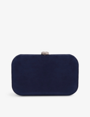 CARVELA Sophia suede clutch bag Selfridges