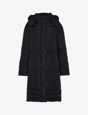 WHISTLES - Becky longline recycled-polyester puffer coat | Selfridges.com