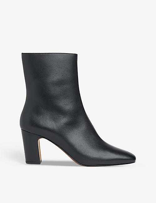 WHISTLES: Holan heeled leather ankle boots