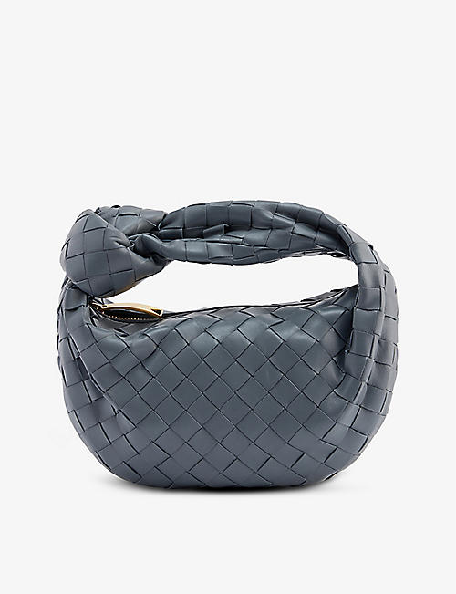 BOTTEGA VENETA: Mini Jodie intrecciato leather top-handle bag