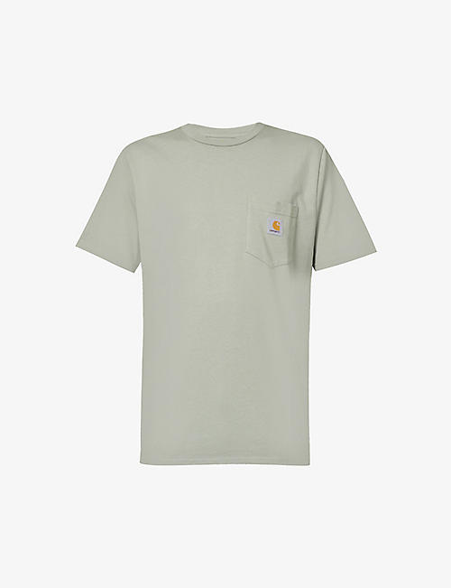 CARHARTT WIP: Logo-embellished pocket relaxed-fit cotton T-shirt